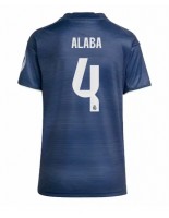 Real Madrid David Alaba #4 Vieraspaita Naisten 2025-26 Lyhythihainen